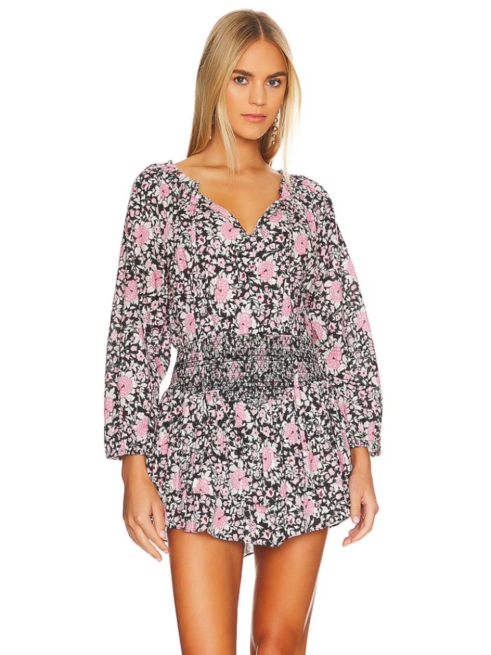 NWT LoveShackFancy Netra Floral Mini Dress - size S